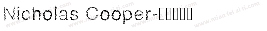 Nicholas Cooper字体转换